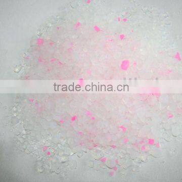 silica gel cat litter 1-8mm white cat litter with 3% blue irregular