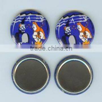 magnetic tinplate fridge/pin magnet with custom design