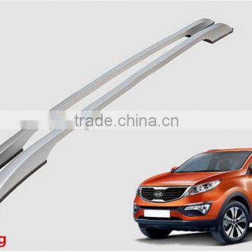 Custom Auto Roof Racks for Sportage 2010 Sticking Type Aluminium Pole Luggage Rack