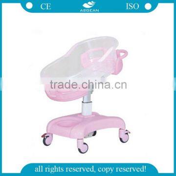 AG-CB011 CE ISO hospital baby bassinet function 2-position camo baby bedding