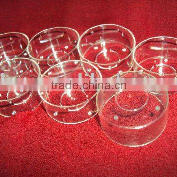 transparent tealight candle holder pPC60