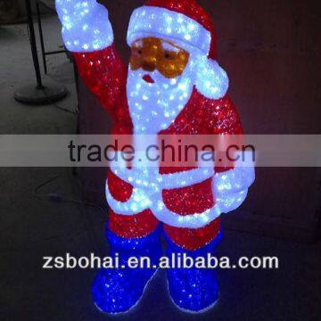 2015 led light led motif light christmas light up santa claus