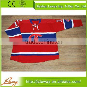 Wholesale small quantities free shipment custom ohl ice hockey jerseys