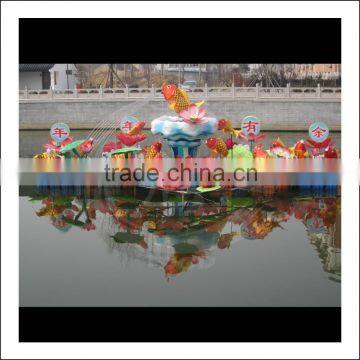 Decorative Hand-made Silk Fish Lantern photo-2