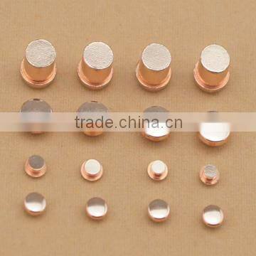 High Presion Button Bimetal Rivet Electrical Contact for Switch photo-2