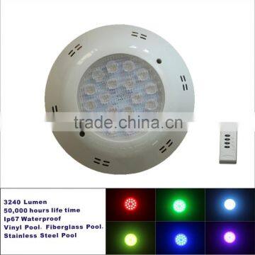 54w 12v underwater led swimming pool lighting boat lamps