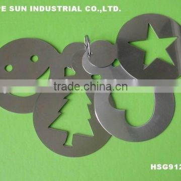 stainless steel coffee stencil set of 4 pcs