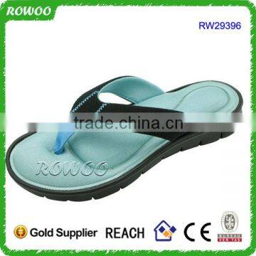 Lady Sandal Good Quality Memory Foam Beach Flip Flops EVA Sole Slipper