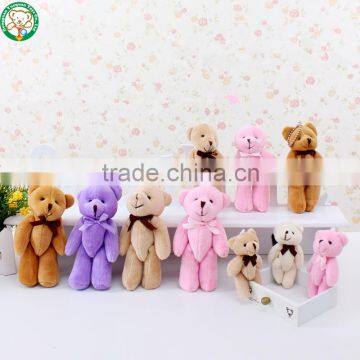 Cartoon teddy bear plush meterial toy for kids