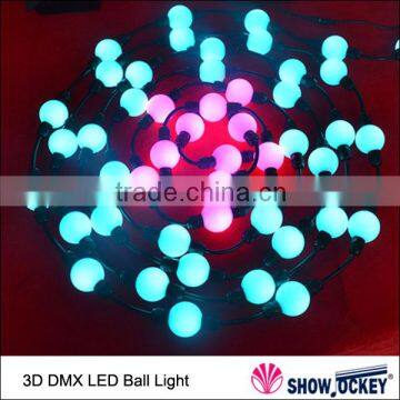 Small Round Ball with DMX LED Single Pixel Christmas Light Tape