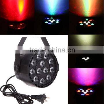 2016 8 15W RGBW DM Stage Lights Business Lights Led Flat Par High Power Light with Professional for Party KTV Disco DJ