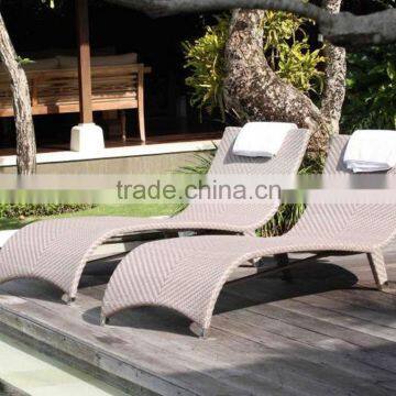 rattan outdoor pool furniture pool lounge bed