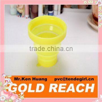 Yellow Collapsible Silicone Mug