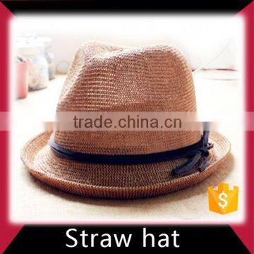 Cowboy straw baseball cap