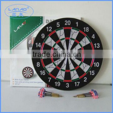 45cm flocked dartboard