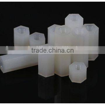 Nylon hexagonal, straight through the column, the column isolation, support, and two-way stud, plastic separation column, the M2