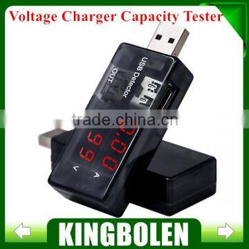 2016 Top selling USB Current And Voltage Charger Capacity Tester fast shipping with high quality