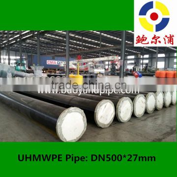 Large diameter UHMWPE Plastic Pipes on sale