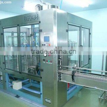 SXHF high efficiency purified water rinsing filling capping machine, purified water 3 in 1 machine, beverage filling machine