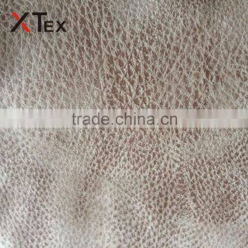 wholesale printed embossed bonded suede leather looks like fabrics for sofa upholstery