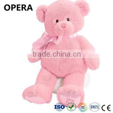 eco-friendly soft short plush teddy bear kid toy