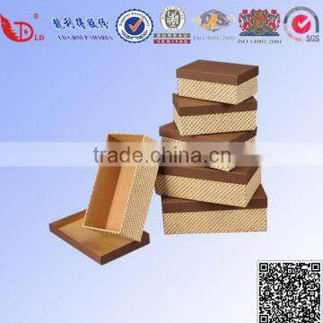 Kraft paper shoe box with customized size for packaging and sale