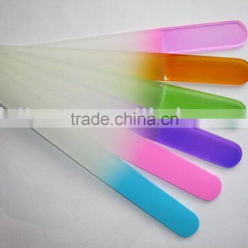 Rainbow glass nail file