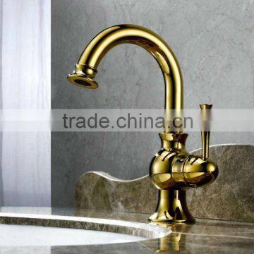 Golden Single lever bathroom shower faucets QH12056G