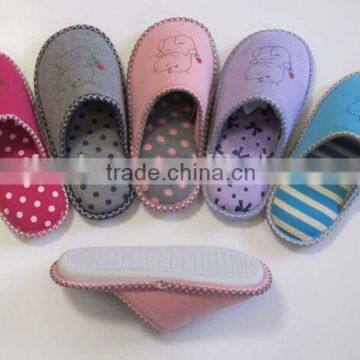 babies bedroom rubber sole slipper