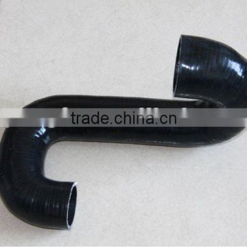 black silicone rubber hose