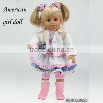 Collection Reborn baby dolls soft 18-inches American girl doll handmade in vinyl