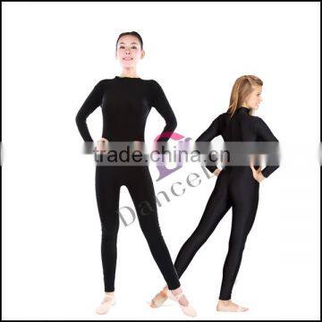 A2624 girls dance unitards wholesale high neck ballet unitards