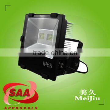 100W 9000LM Meanwell driver PF0.9 CRI80 IP65 AC85-265V Natural White 4000-4500K LED Floodlight