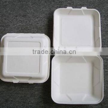 biodegradable tableware,sugar cane pulp clamshell,biodegradable clamshell