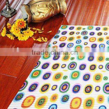 PVC Foam Soft large plastic floor mat easy clean non-slip decorative floor mat