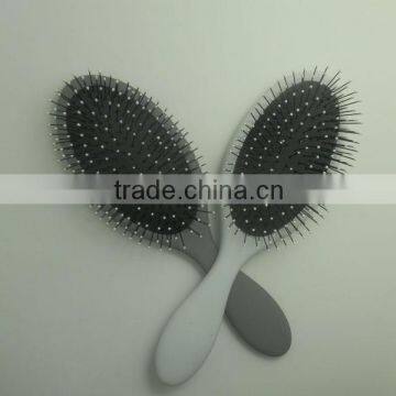 plastic professional cushion boar bristle paddle brush