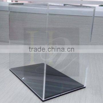 2016 Fashional Rectangle Clear Acrylic Display Gift Box With Lid photo-2