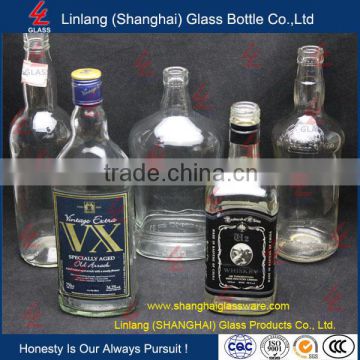 Wholesale Manufacturer Glass Bottle Good Quality Liquor Glass Bottle