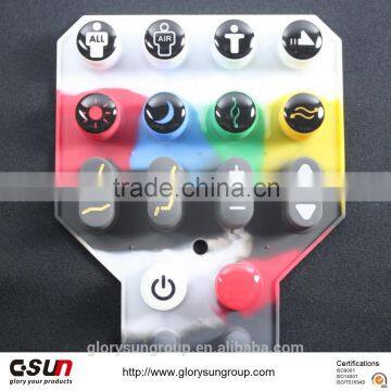 High Quality Waterproof and Epoxy Coated Silicone Keypad
