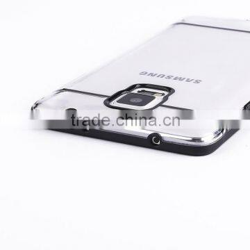 Transparent Slim Case for Samsung Note 4, PC+TPU Combo Case photo-4