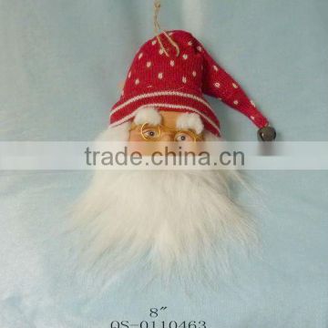 santa claus heads hanging christmas decor