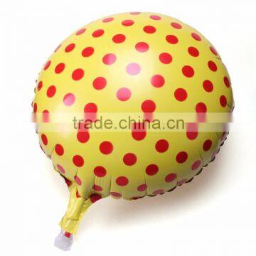 Assorted Polka Dot White Spots 18inch foil ballons