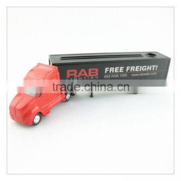 Promotion name card and pen holder T2000 1:87 custom made toy truck,metal model truck toy,die cast truck model