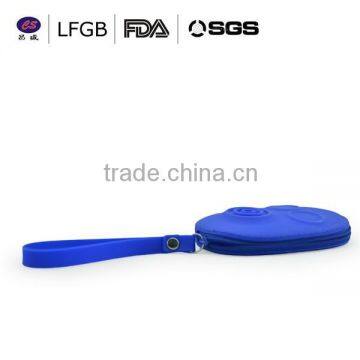 Promotion New Design Novelty Zipper Silicone Coin Purse / Silicone Women Bags photo-3