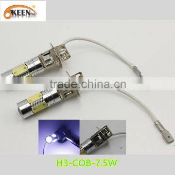 Fog Light H3 Socket 7.5w COB Led Chip High Quality Led Bulbs White Head Lamp for sale