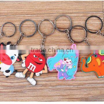 customized promotional soft pvc rubber keychain, pvc keychain paypal accept