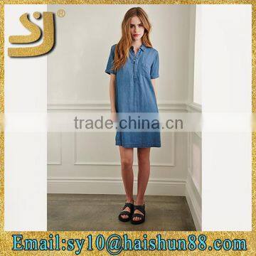 blank denim tshirt dress design