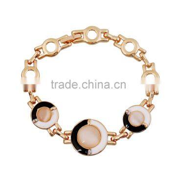 Unique Interphase Gold Beading Bracelet with women gold bracelets 18k Tin Alloy