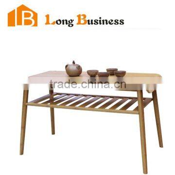 LB-AL5184 solid bamboo tea table