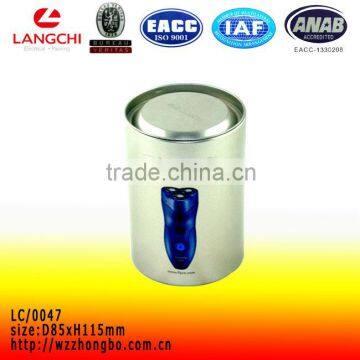 Round cheap metal package for electric appliance